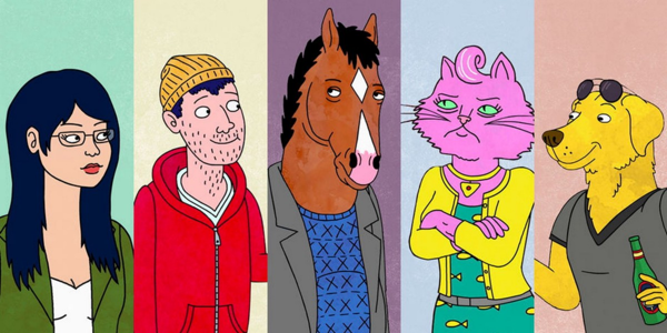 Bojack Horseman main characters